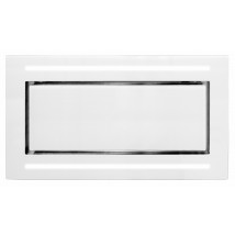 Kattoliesituuletin valkoinen - valkoisella lasilla|Swedluxury BETA β|Premium Line