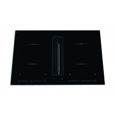 Induktiotaso sisäänrakennetulla liesituulettimella 80 cm|Swedluxury Omega Ω |Premium Line