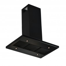 Saarekeliesituuletin mustalla 90 cm| Swedluxury VERDE |Premium Line