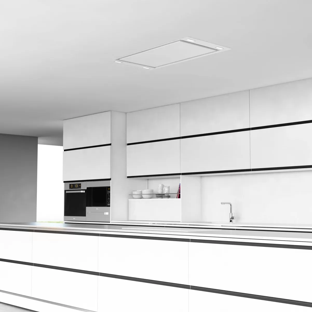 Kattoliesituuletin valkoinen|Swedluxury KAPPA κ|Premium Line