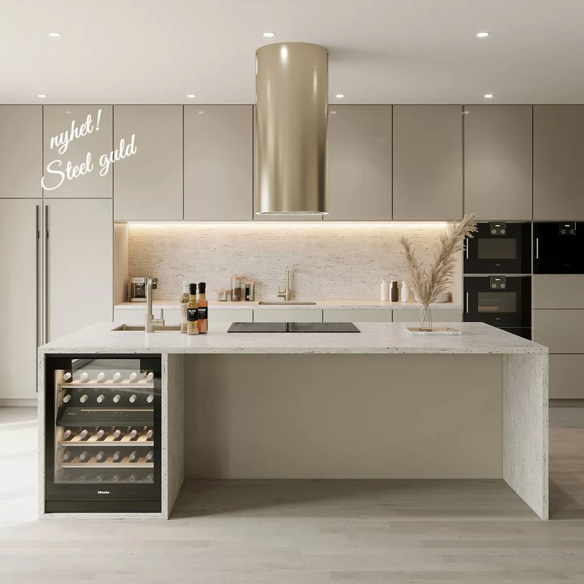 Saarekeliesituuletin kulta /messinki| Swedluxury  MONARC|Premium line