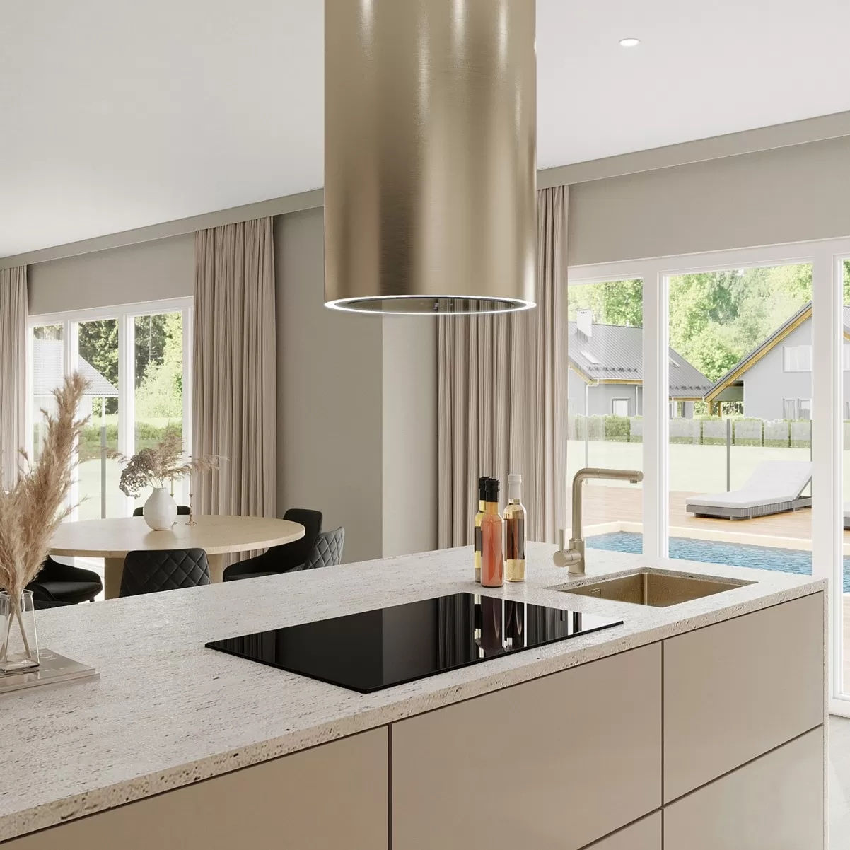 Saarekeliesituuletin kulta /messinki| Swedluxury  MONARC|Premium line