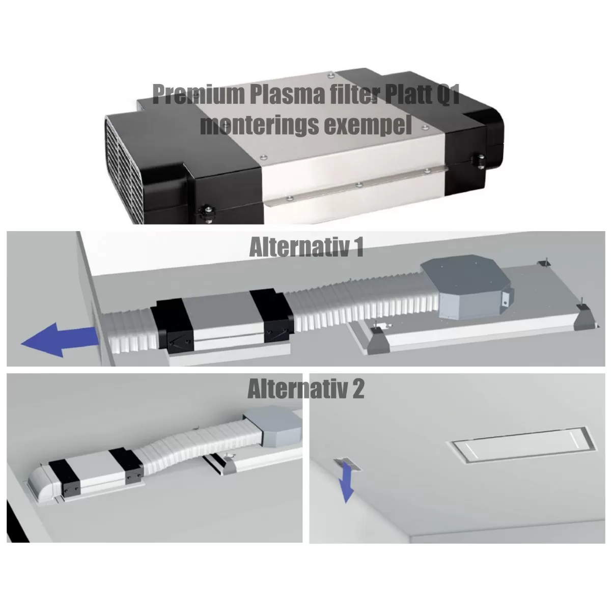 Kattoliesituuletin valkoinen - valkoisella lasilla|Swedluxury BETA β|Premium Line