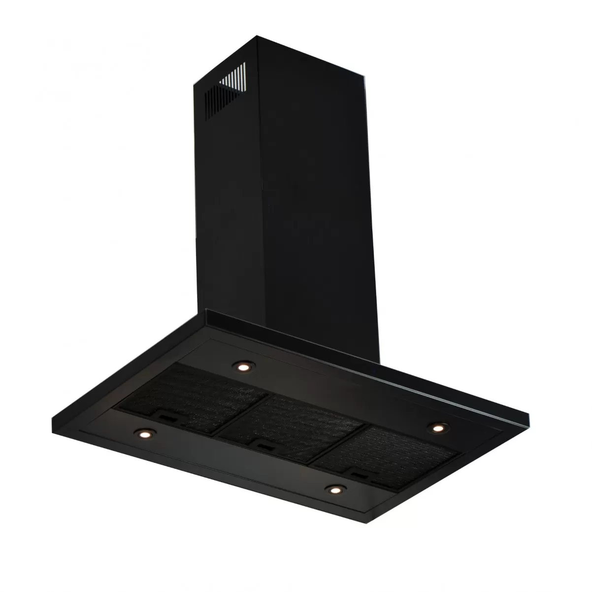 Saarekeliesituuletin mustalla 90 cm| Swedluxury VERDE |Premium Line